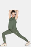 Zelocity Quick Dry Contour Tank Top - Four Leaf Clover — thumbnail 4